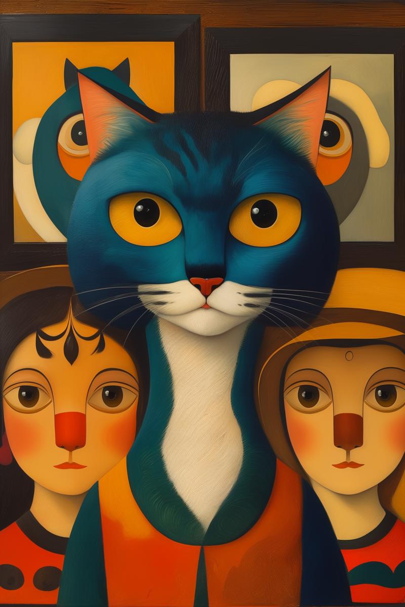 06304-3411031543-masterpiece,best quality,cat,oil painting,_lora_tbh110-_0.8_,style of Tarsila do Amaral,.png